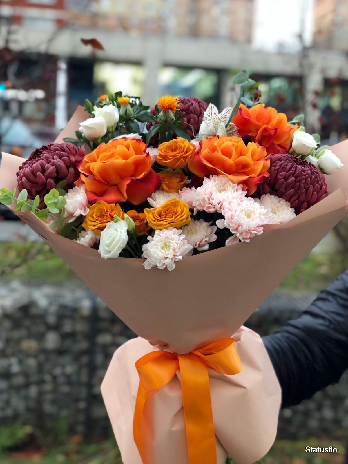 Букет цветов.(Осенний вальс.)